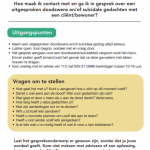 Zakkaartje Ouderenzorg