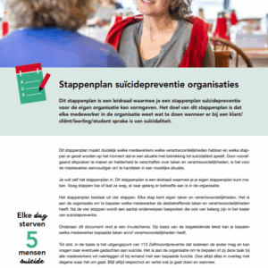 Stappenplan suïcidepreventie